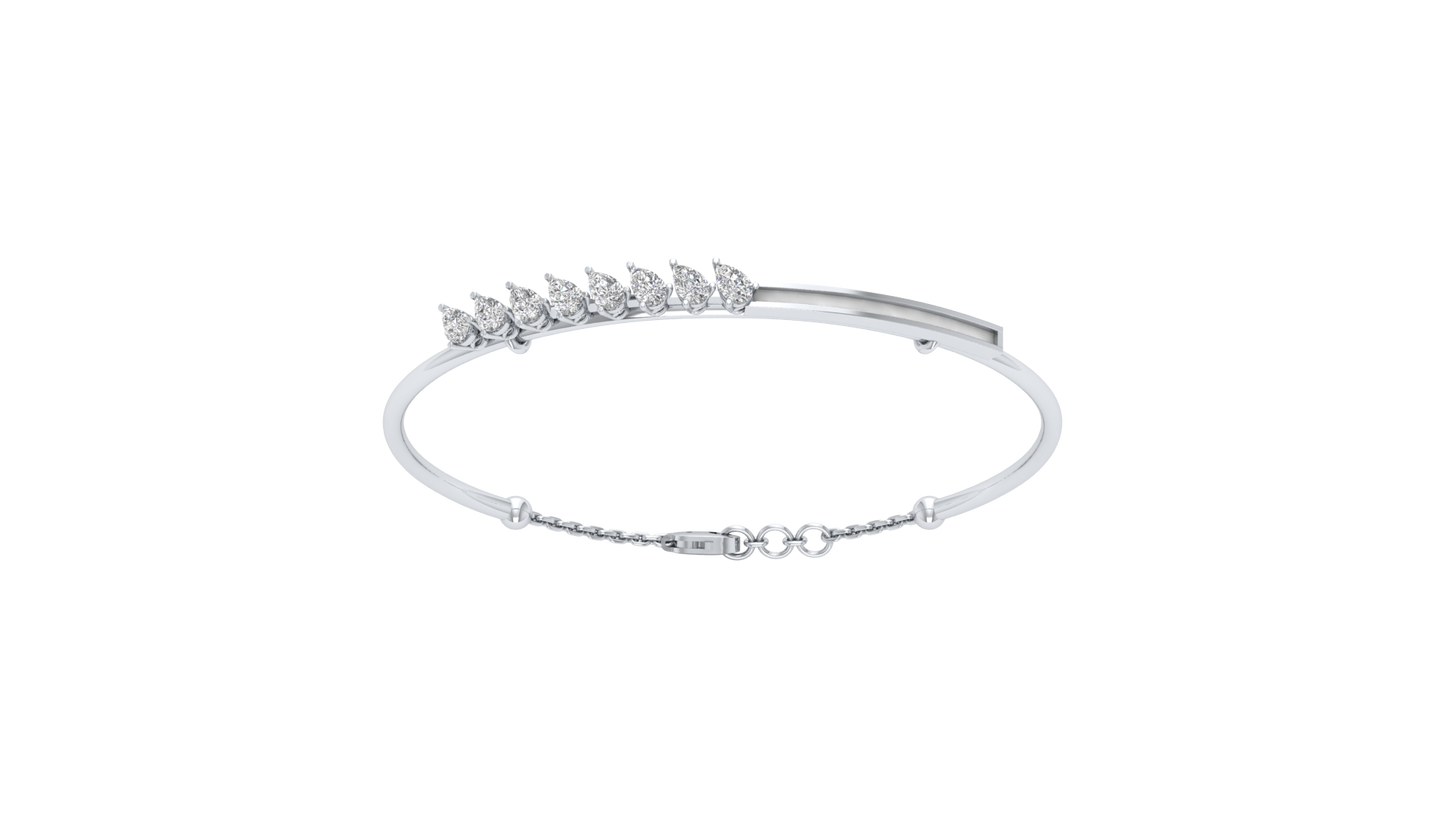 White Gold-Milky Way Lab-Grown Diamond Bangle_view=3DV