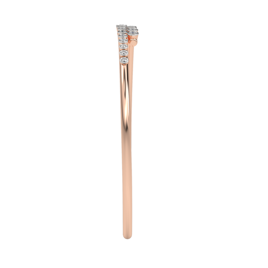 Pink Gold-Lumina Lab-Grown Diamond Flexible Bangle_view=SIDE