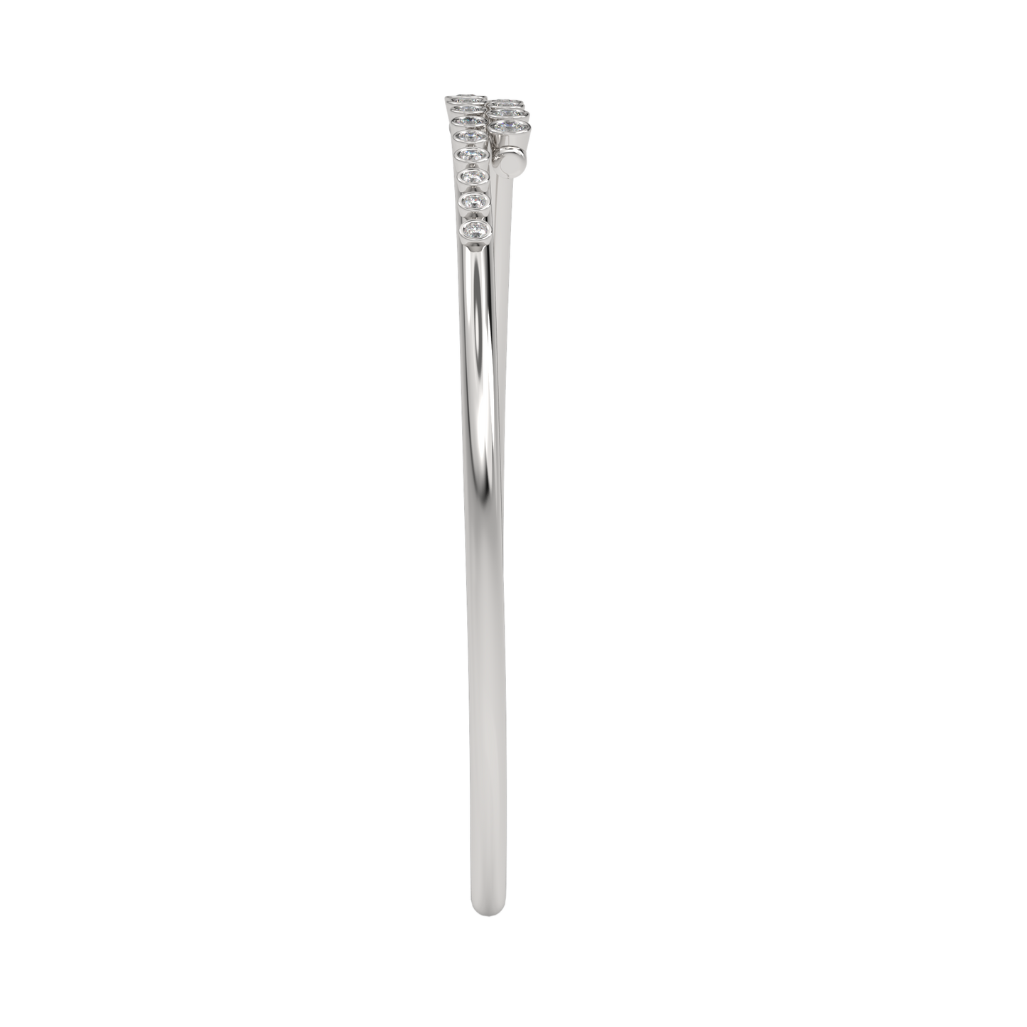 White Gold-Lumina Lab-Grown Diamond Flexible Bangle_view=SIDE