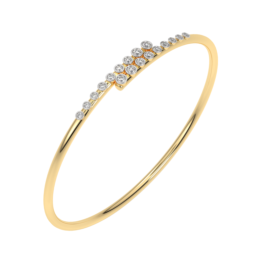 Yellow Gold-Lumina Lab-Grown Diamond Flexible Bangle_view=3DV