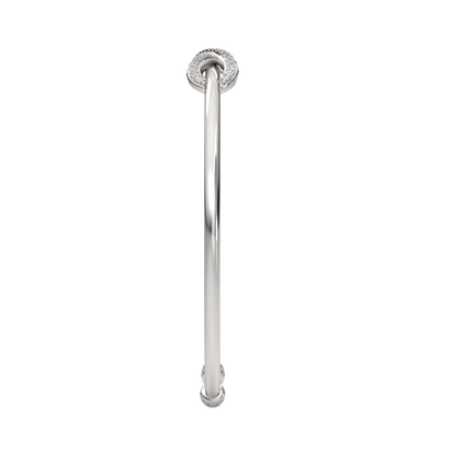 White Gold-Twilight Lab-Grown Diamond Flexible Bangle_view=SIDE