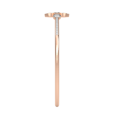 Pink Gold-Solstice Sleek Lab-Grown Diamond Flexible Bangle_view=SIDE