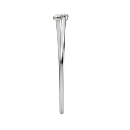 White Gold-Infinity Lab-Grown Diamond Flexible Bangle_view=SIDE