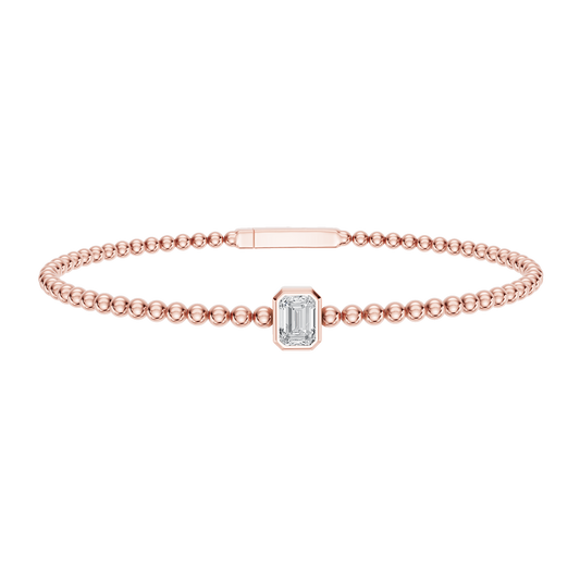 Pink Gold-Dynasty - Lab-Grown Diamond Bangle_view=3DV