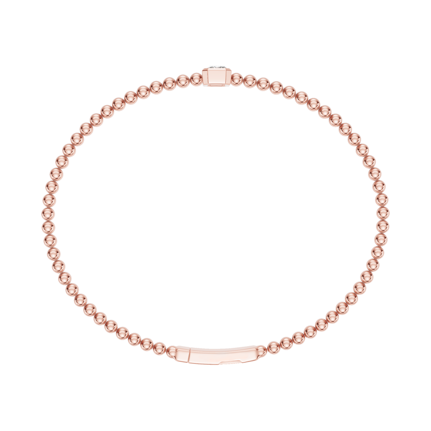 Pink Gold-Dynasty - Lab-Grown Diamond Bangle_view=FRONT