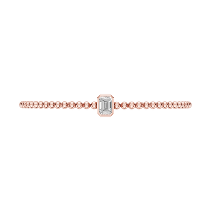 Pink Gold-Dynasty - Lab-Grown Diamond Bangle_view=TOP