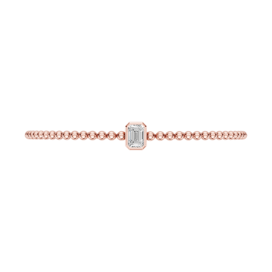 Pink Gold-Dynasty - Lab-Grown Diamond Bangle_view=TOP