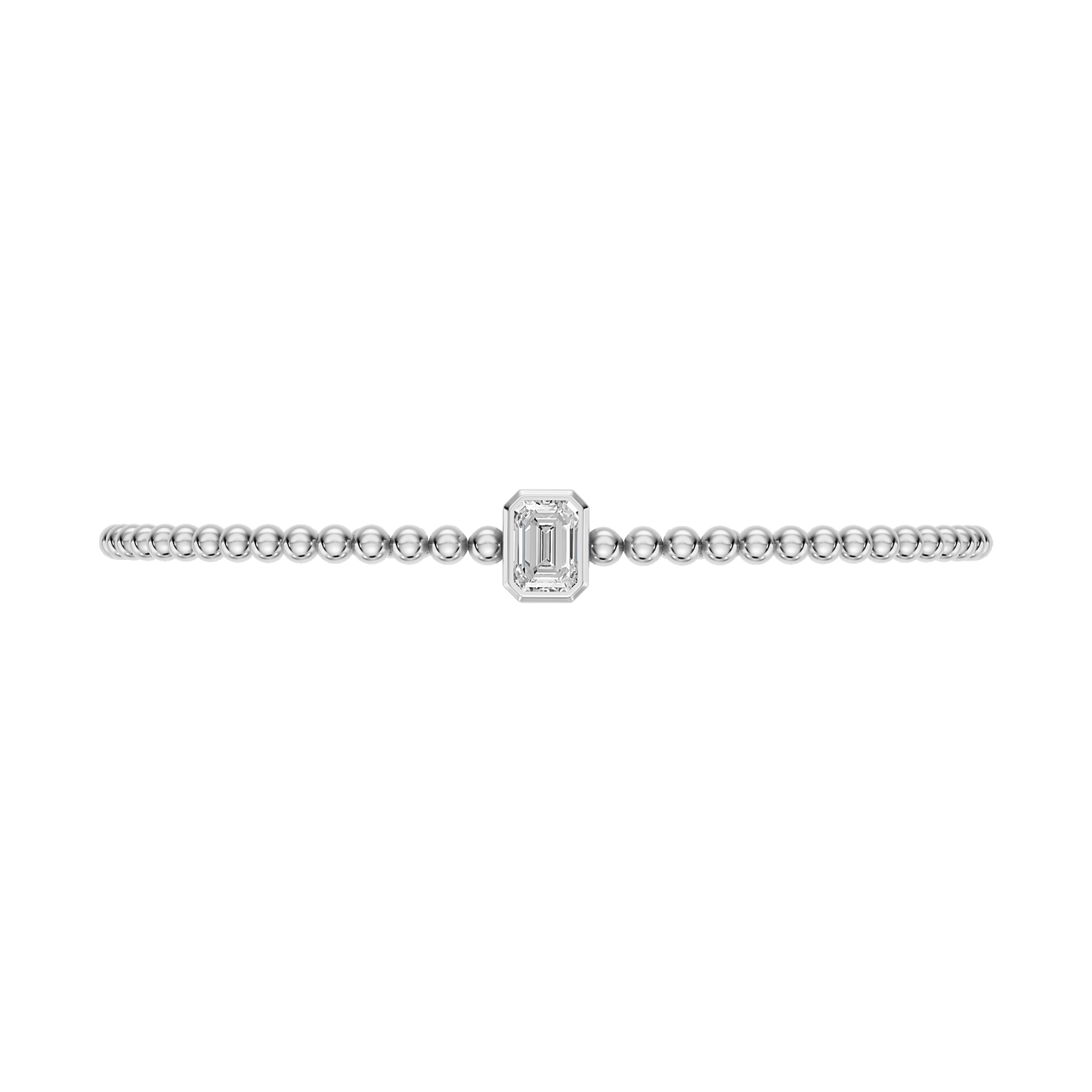 White Gold-Dynasty - Lab-Grown Diamond Bangle_view=TOP
