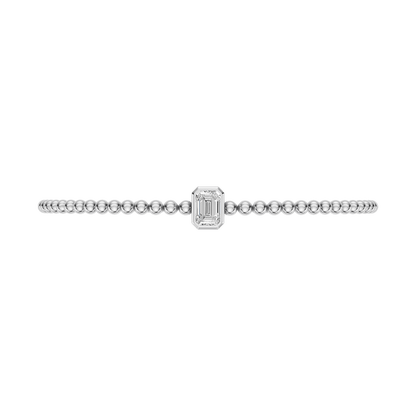 White Gold-Dynasty - Lab-Grown Diamond Bangle_view=TOP