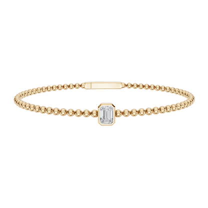 Yellow Gold-Dynasty - Lab-Grown Diamond Bangle_view=3DV