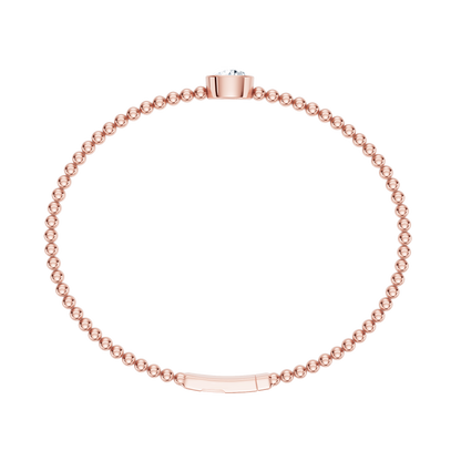 Pink Gold-Timeless - Lab-Grown Diamond Bangle_view=FRONT