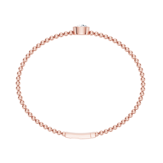 Pink Gold-Timeless - Lab-Grown Diamond Bangle_view=FRONT