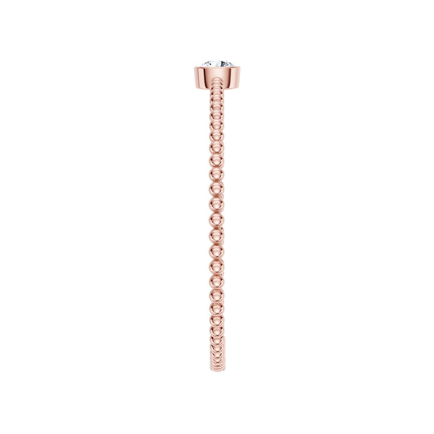 Pink Gold-Timeless - Lab-Grown Diamond Bangle_view=SIDE