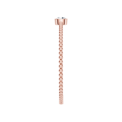Pink Gold-Timeless - Lab-Grown Diamond Bangle_view=SIDE