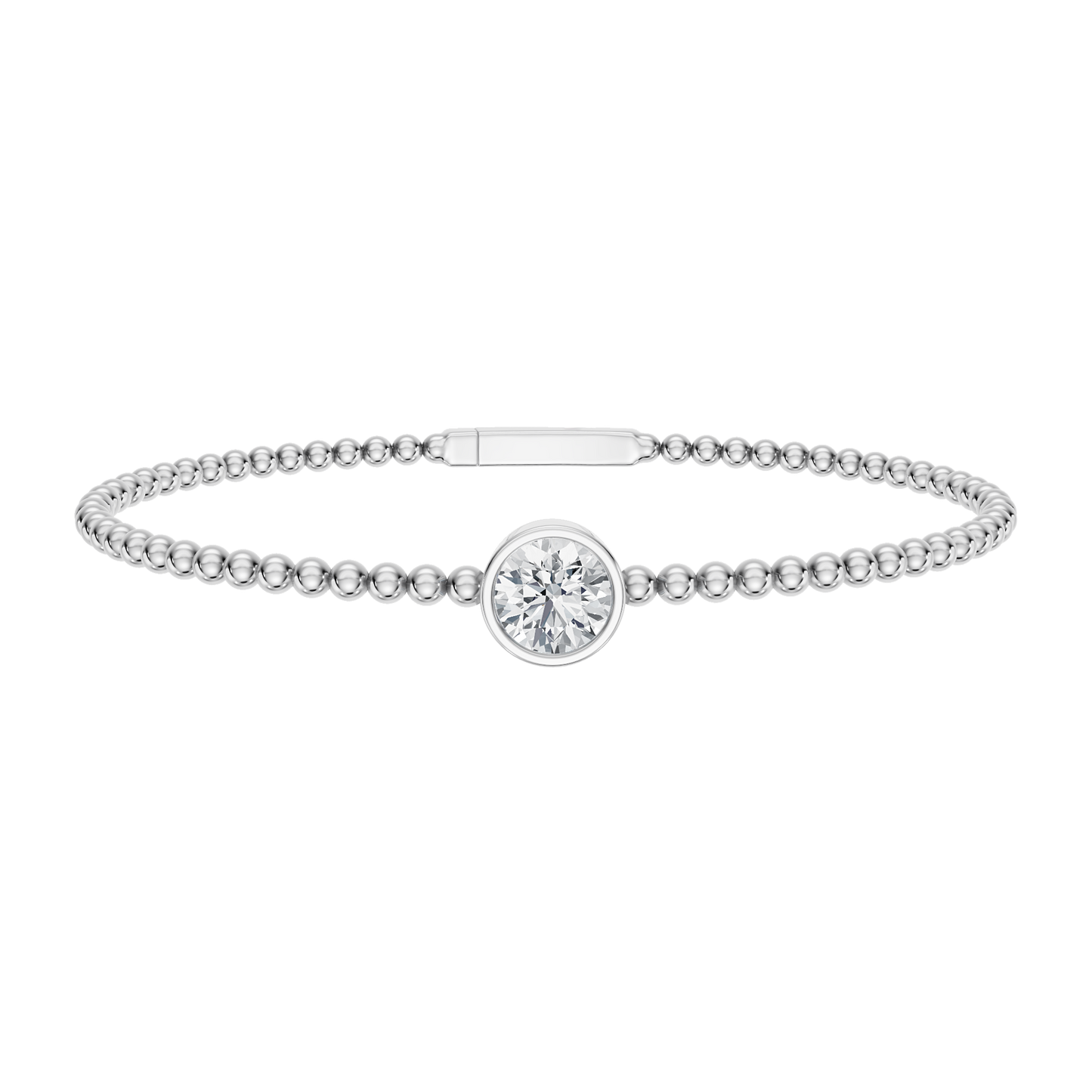 White Gold-Timeless - Lab-Grown Diamond Bangle_view=3DV