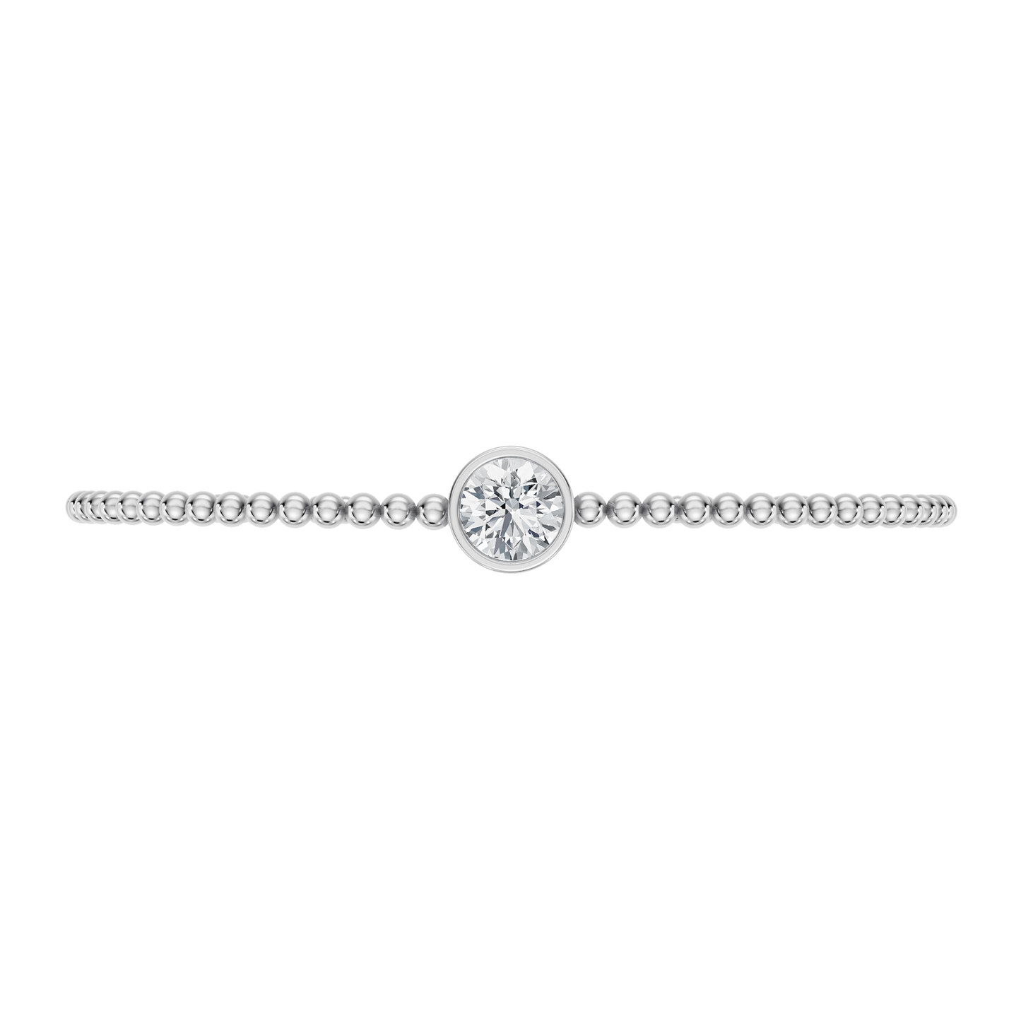 White Gold-Timeless - Lab-Grown Diamond Bangle_view=TOP
