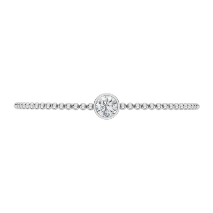 White Gold-Timeless - Lab-Grown Diamond Bangle_view=TOP