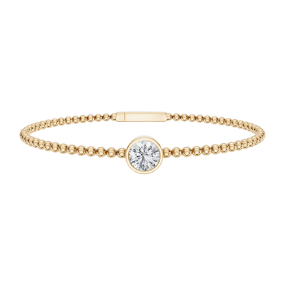 Yellow Gold-Timeless - Lab-Grown Diamond Bangle_view=3DV