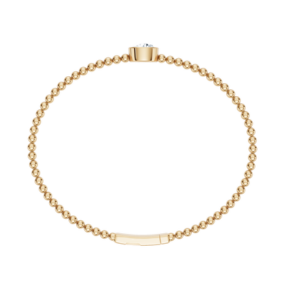 Yellow Gold-Timeless - Lab-Grown Diamond Bangle_view=FRONT