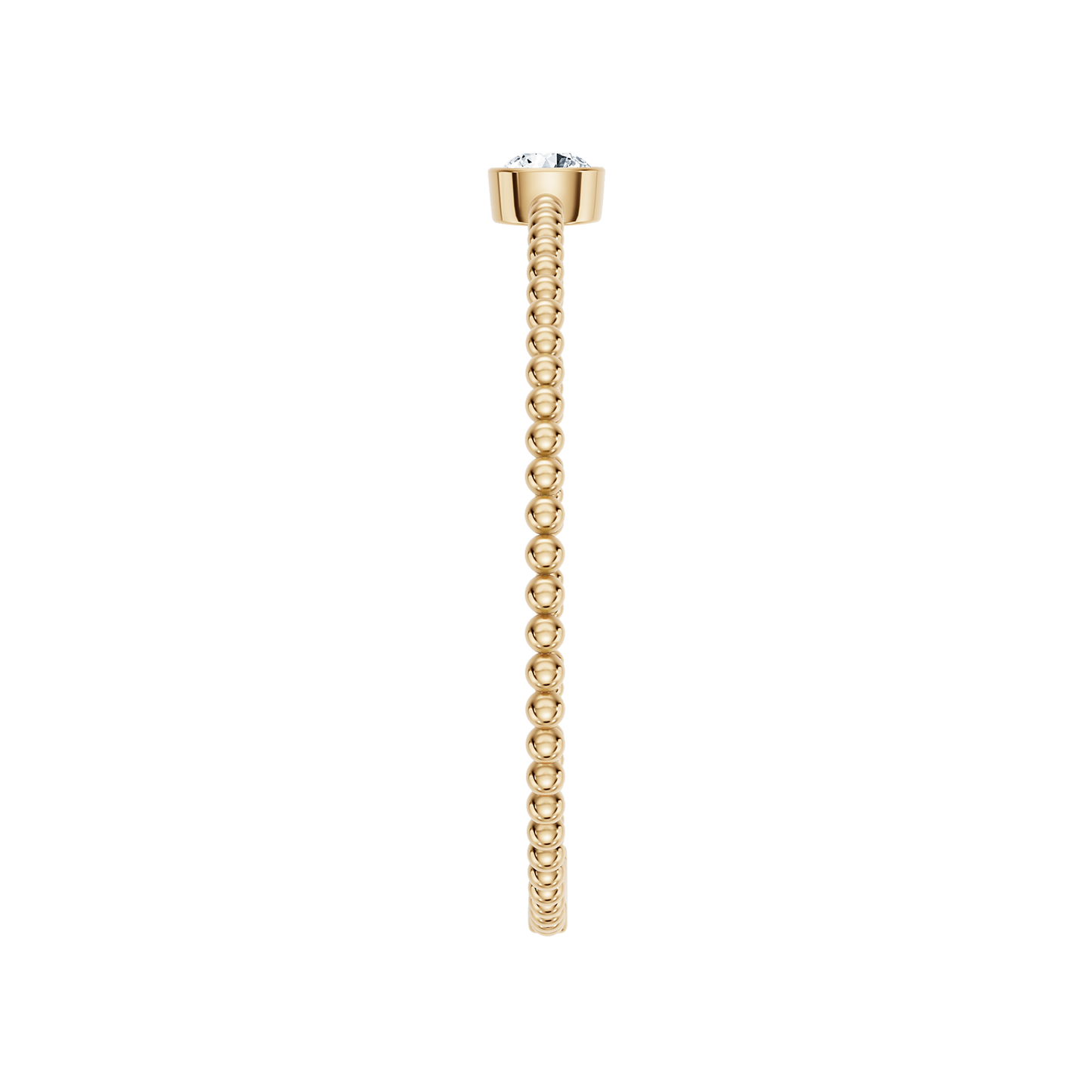 Yellow Gold-Timeless - Lab-Grown Diamond Bangle_view=SIDE