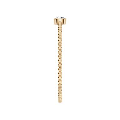 Yellow Gold-Timeless - Lab-Grown Diamond Bangle_view=SIDE