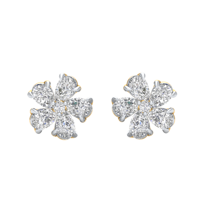 Yellow Gold-Nova Lab-Grown Diamond Stud Earrings_view=TOP