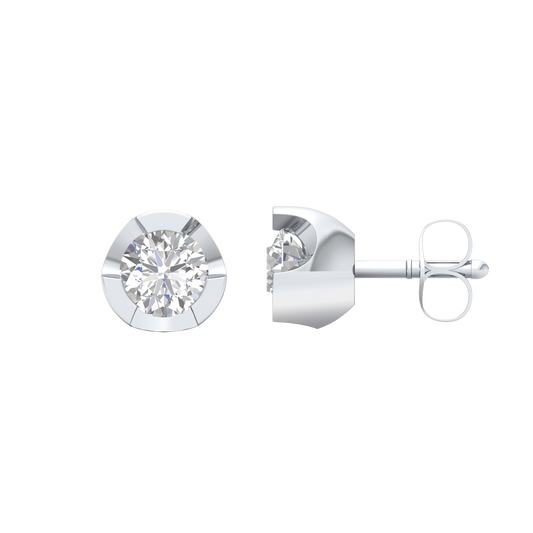 White Gold-Lumina Lab-Grown Diamond Stud Earrings_view=SIDE