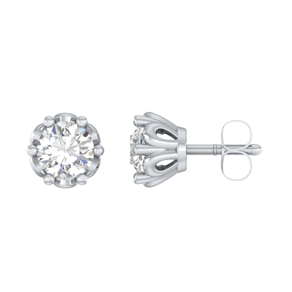 White Gold-Radiance Lab-Grown Diamond Stud Earrings_view=SIDE