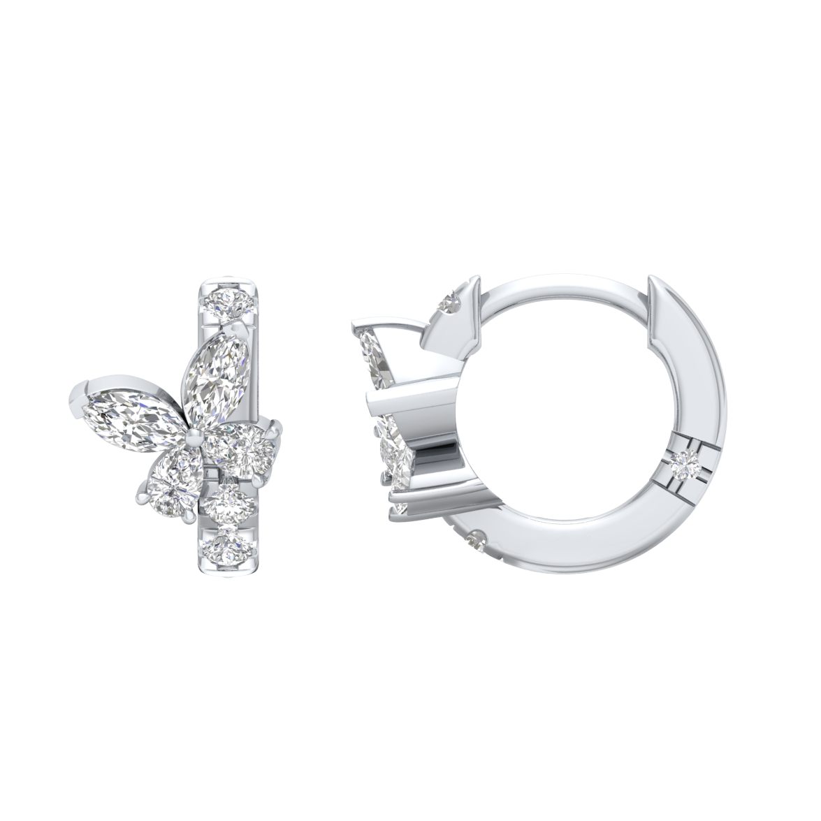 White Gold-Horizon Lab-Grown Diamond Hoop Earrings_view=SIDE