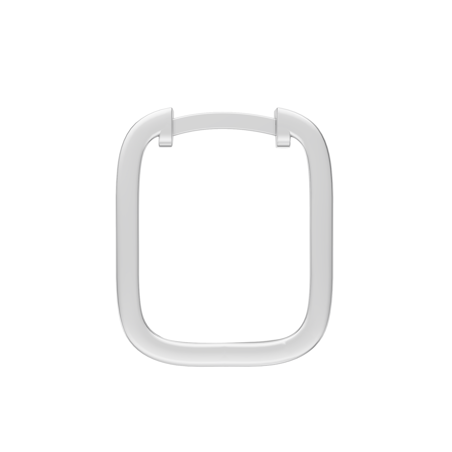 White Gold-Empress Baguette Huggie Earrings_view=SIDE