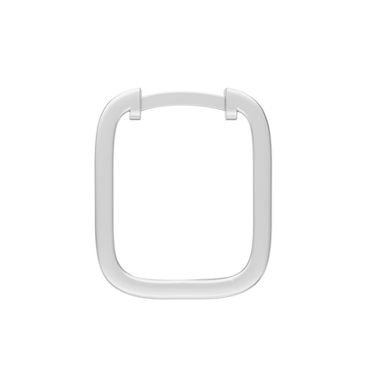 White Gold-Empress Baguette Huggie Earrings_view=SIDE
