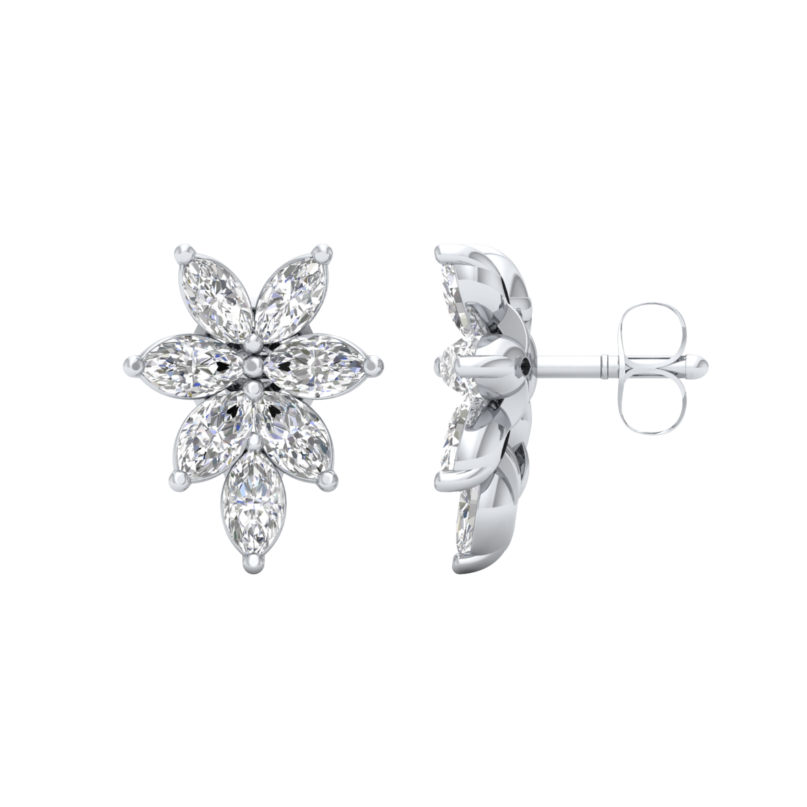 White Gold-Orbit Lab-Grown Diamond Stud Earrings_view=SIDE