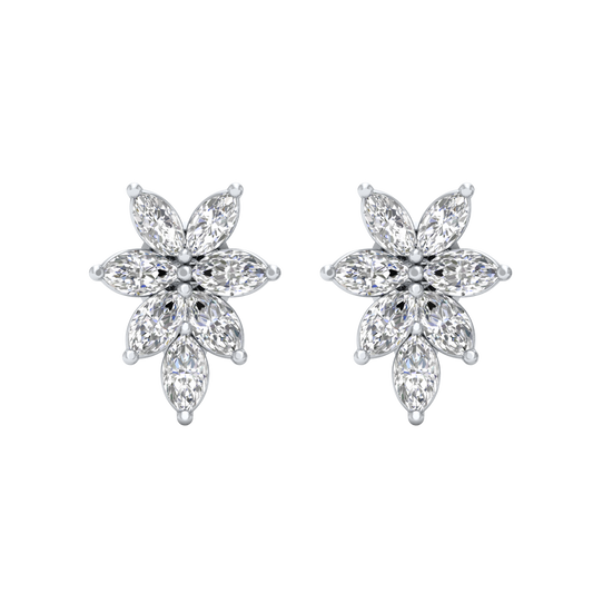 White Gold-Orbit Lab-Grown Diamond Stud Earrings_view=TOP