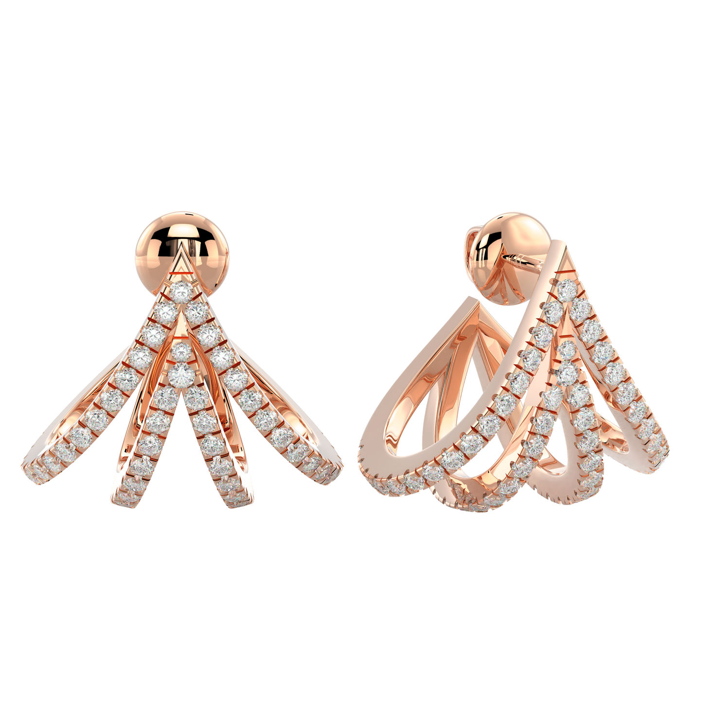 Pink Gold-Stellar Petite Diamond Piece_view=FRONT