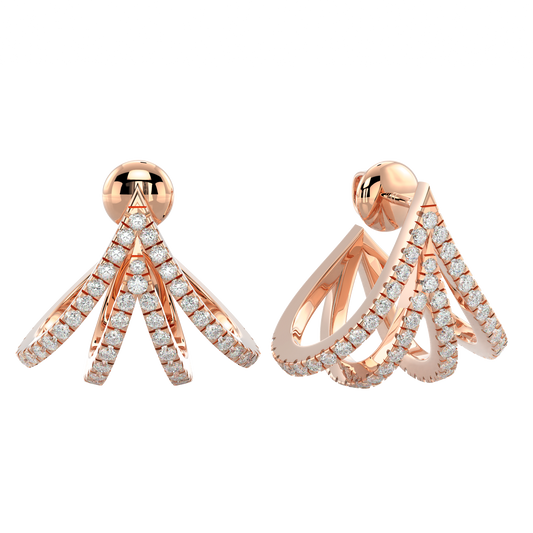 Pink Gold-Stellar Petite Diamond Piece_view=FRONT