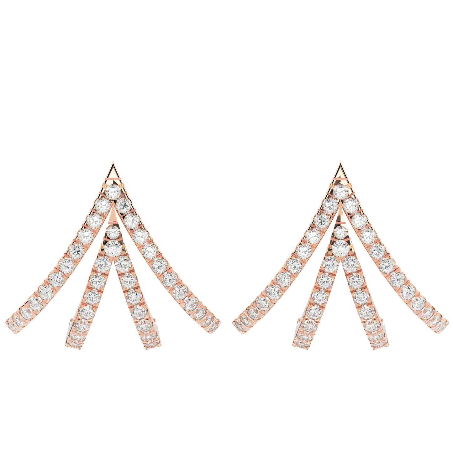 Pink Gold-Stellar Petite Diamond Piece_view=TOP