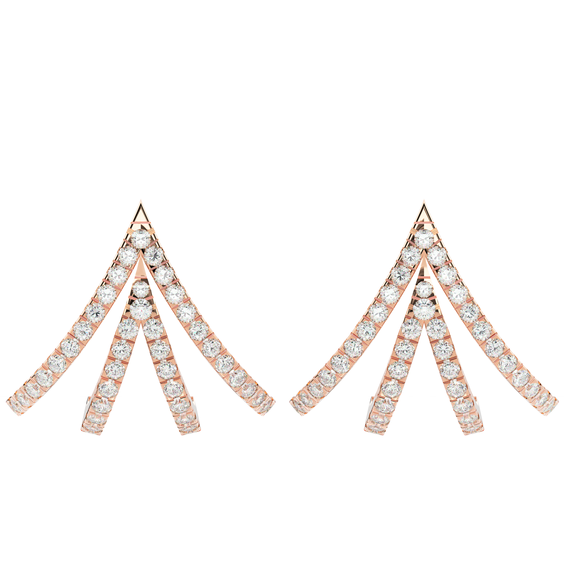 Pink Gold-Stellar Petite Diamond Piece_view=TOP