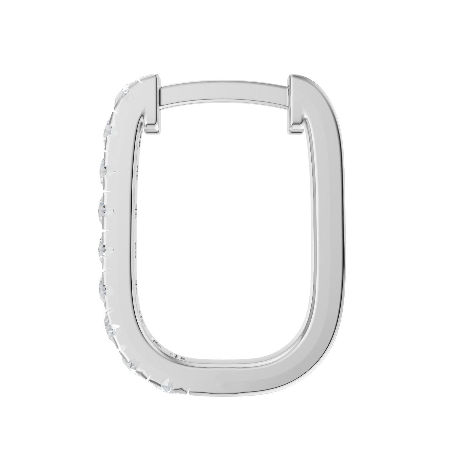White Gold-Eirene Huggie Earrings_view=SIDE