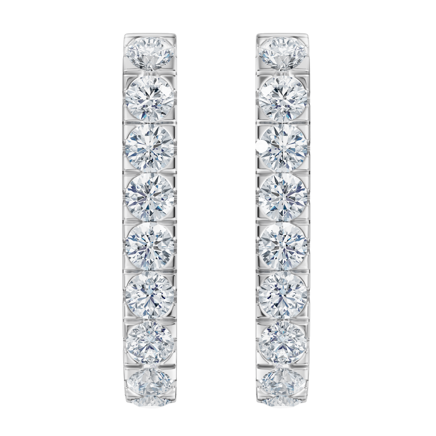 White Gold-Eirene Huggie Earrings_view=TOP
