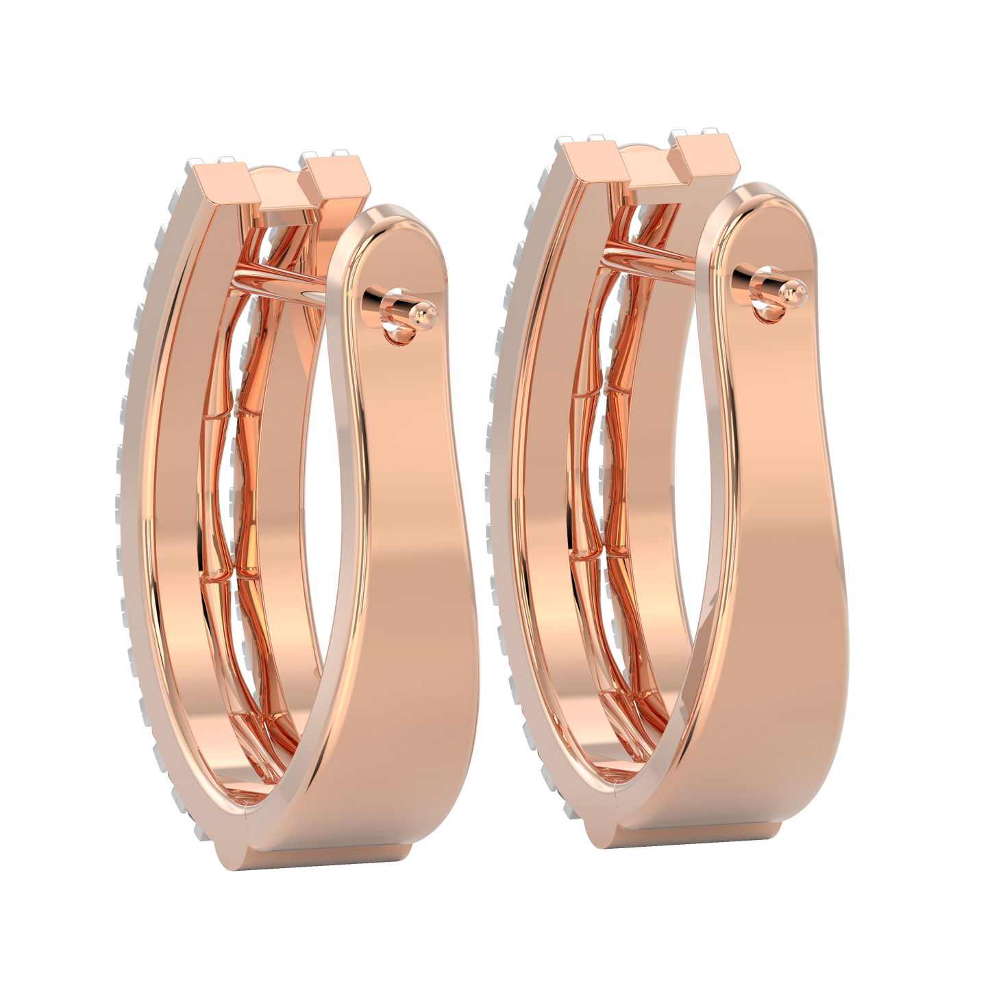 Pink Gold-Nova Geometric Lab Diamond Piece_view=BACK