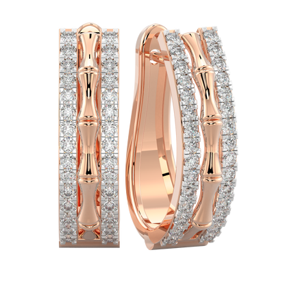 Pink Gold-Nova Geometric Lab Diamond Piece_view=FRONT