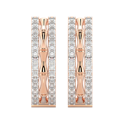 Pink Gold-Nova Geometric Lab Diamond Piece_view=TOP