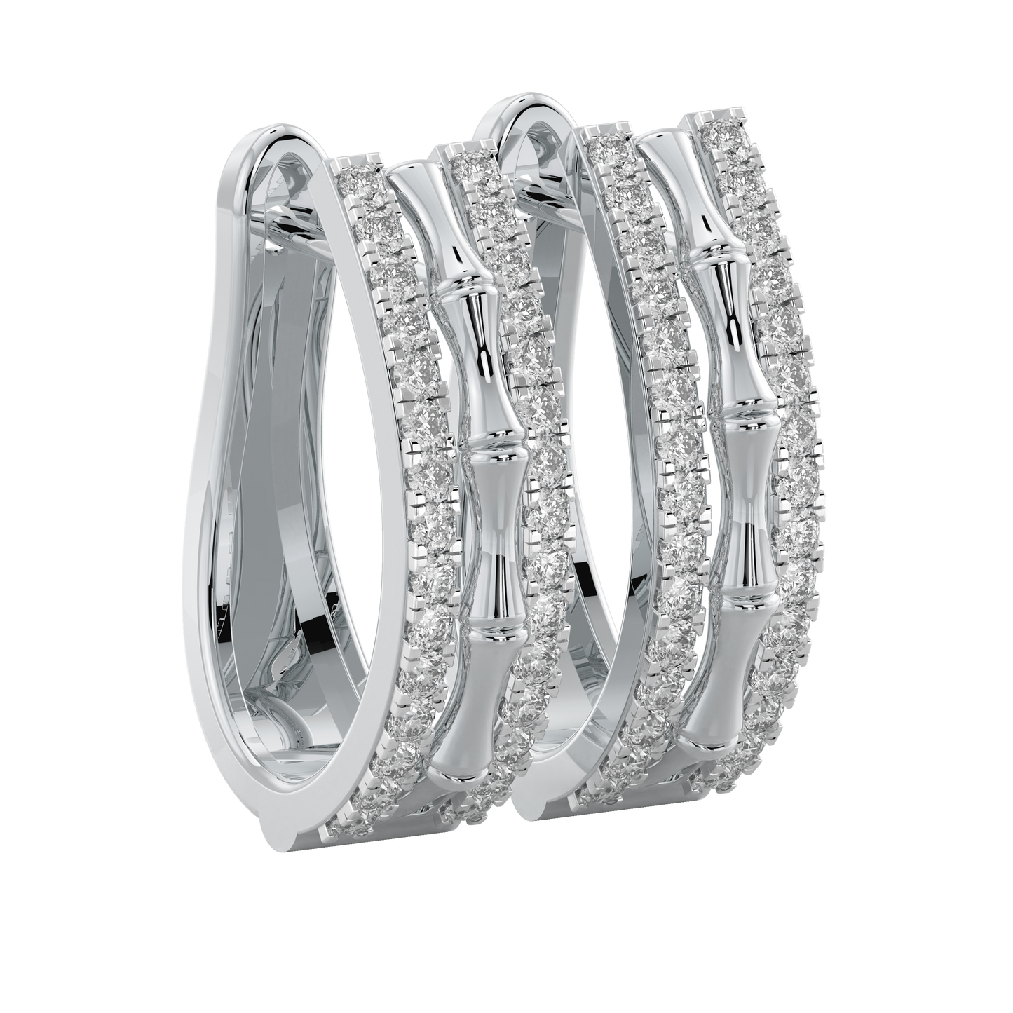 White Gold-Nova Geometric Lab Diamond Piece_view=3DV