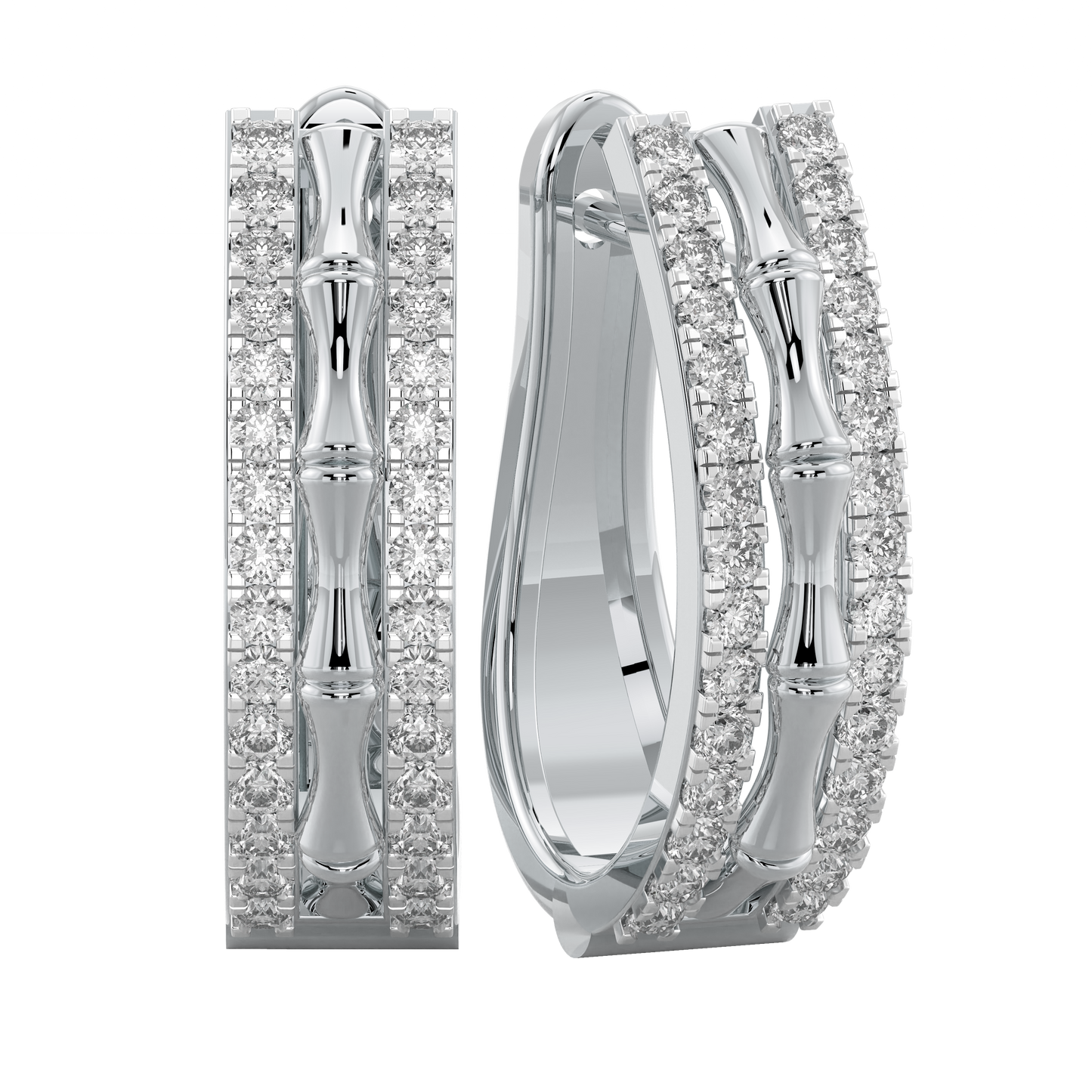 White Gold-Nova Geometric Lab Diamond Piece_view=FRONT