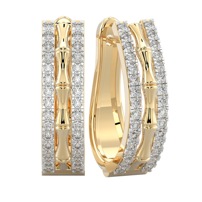 Yellow Gold-Nova Geometric Lab Diamond Piece_view=FRONT