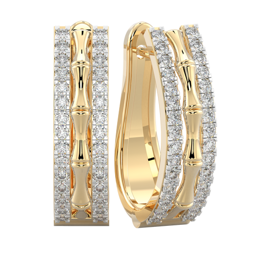 Yellow Gold-Nova Geometric Lab Diamond Piece_view=FRONT