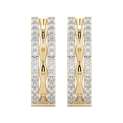 Yellow Gold-Nova Geometric Lab Diamond Piece_view=TOP