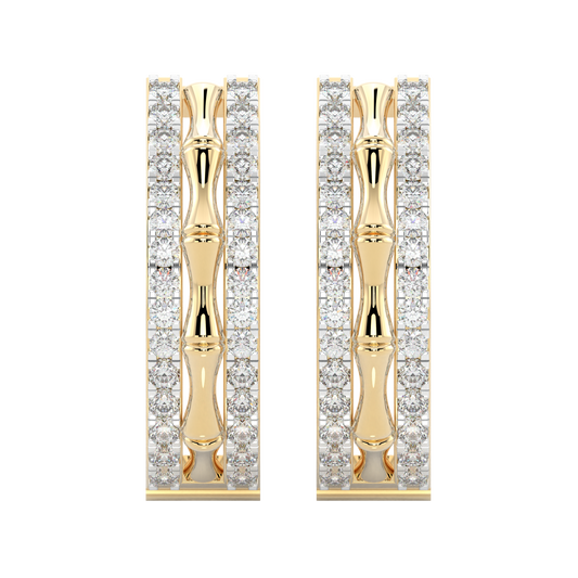 Yellow Gold-Nova Geometric Lab Diamond Piece_view=TOP