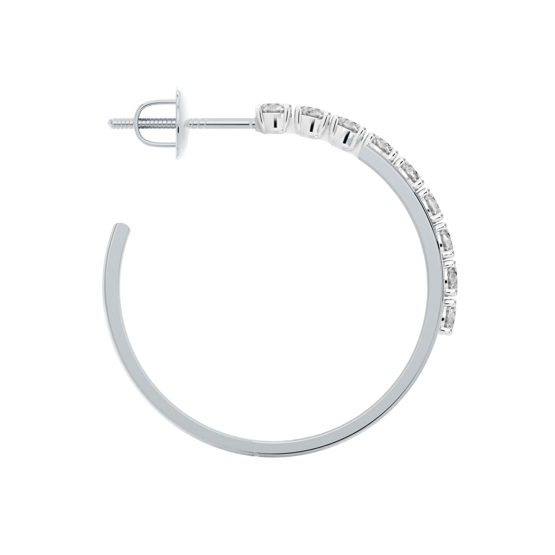 White Gold-Solstice Round Diamond Studs_view=SIDE