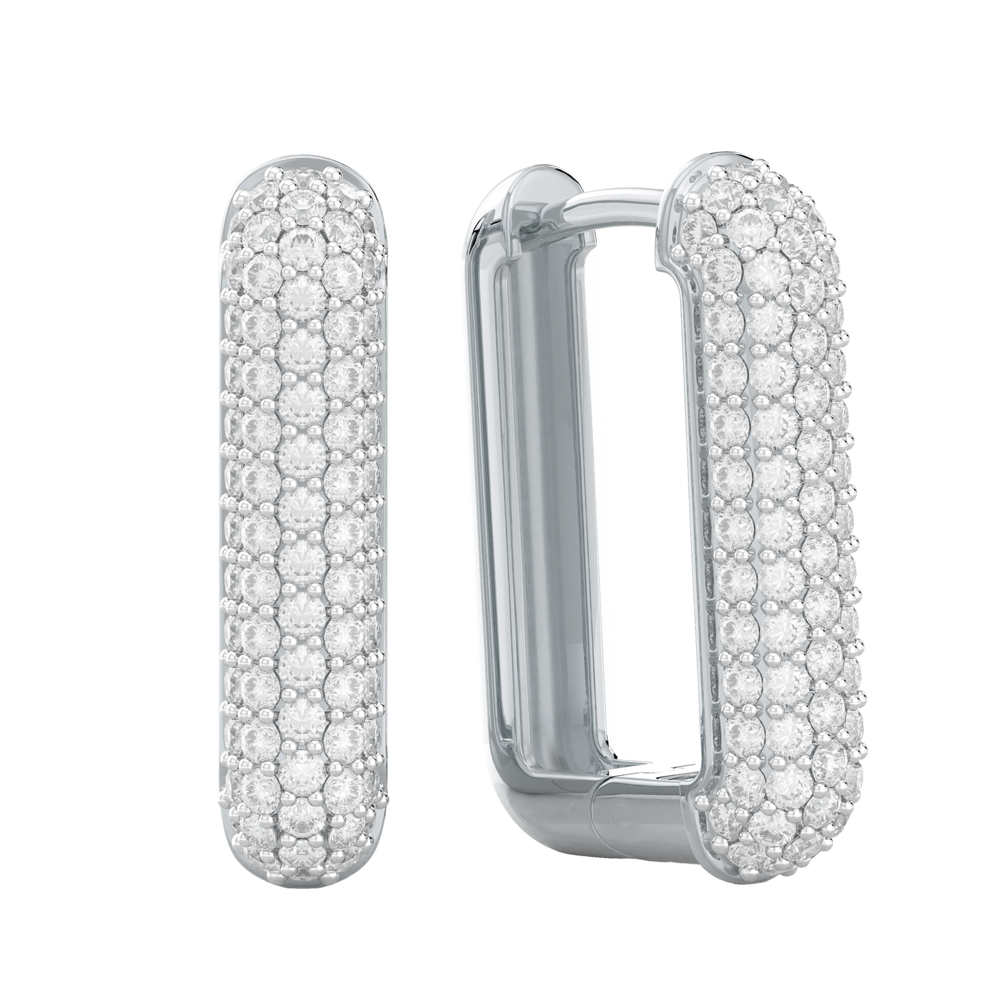 White Gold-Infinity Tapered Lab Diamond Studs_view=FRONT